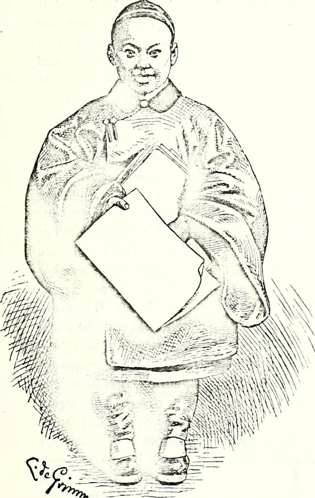 An illustration from The curio : an illustrated monthly magazine, 1887, leaf 483