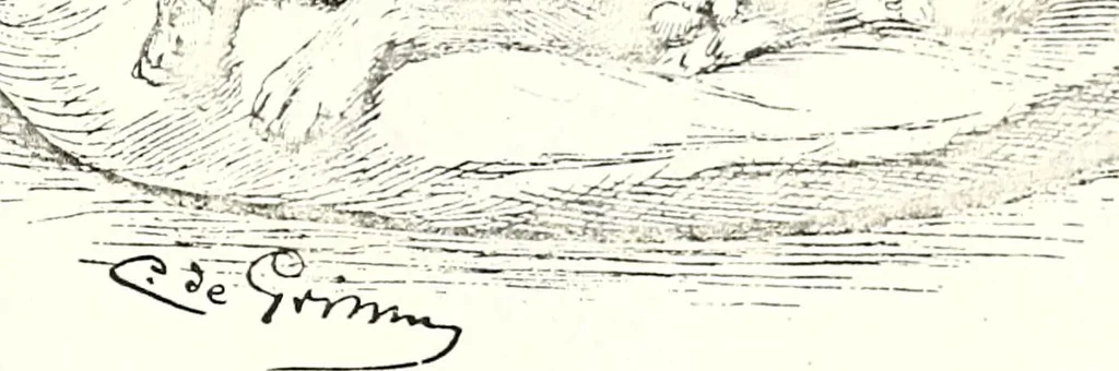 An illustration from The curio : an illustrated monthly magazine, 1887, leaf 493