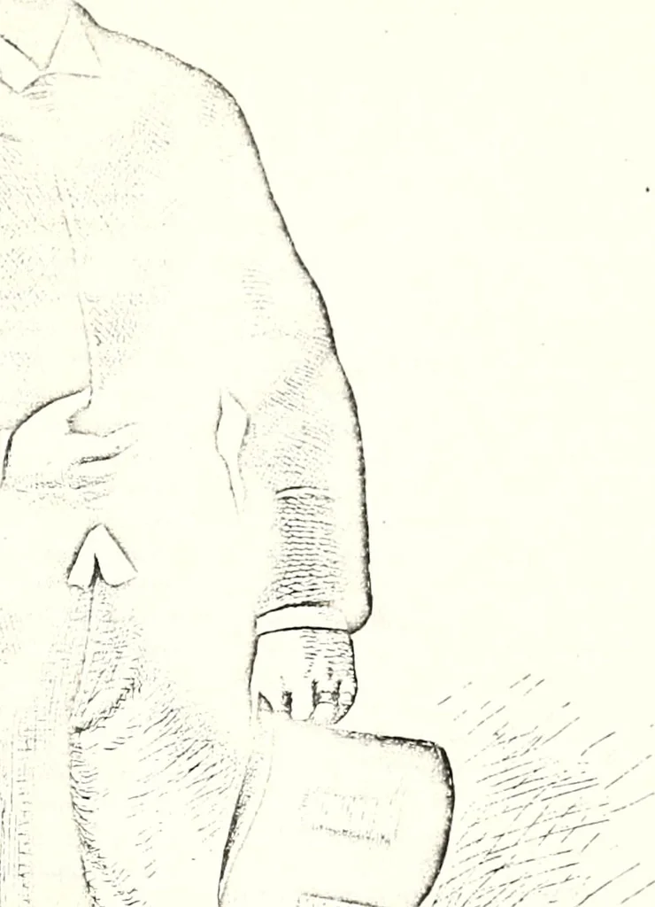 An illustration from The curio : an illustrated monthly magazine, 1887, leaf 587