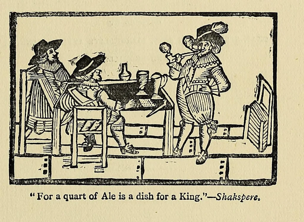An illustration from The curiosities of ale & beer: an entertaining history, 1889, leaf 11