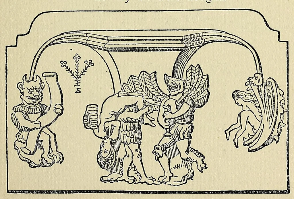 An illustration from The curiosities of ale & beer: an entertaining history, 1889, leaf 145