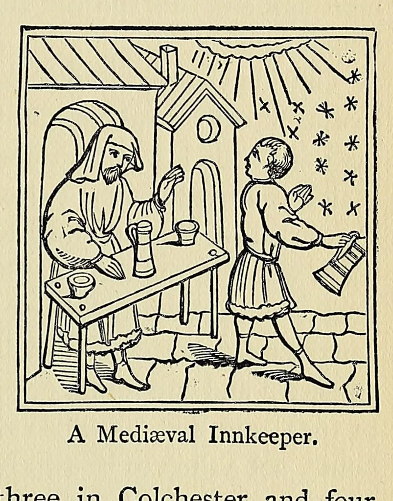 An illustration from The curiosities of ale & beer: an entertaining history, 1889, leaf 207
