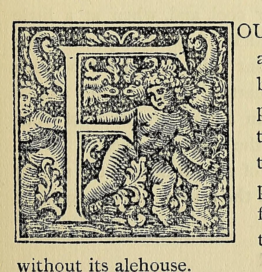 An illustration from The curiosities of ale & beer: an entertaining history, 1889, leaf 21