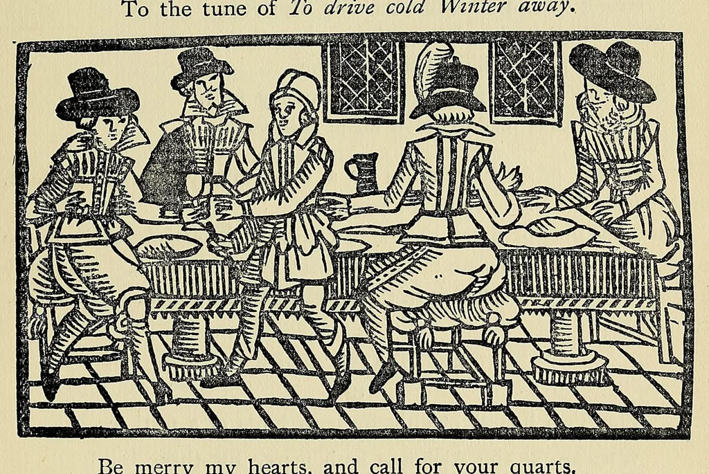 An illustration from The curiosities of ale & beer: an entertaining history, 1889, leaf 345