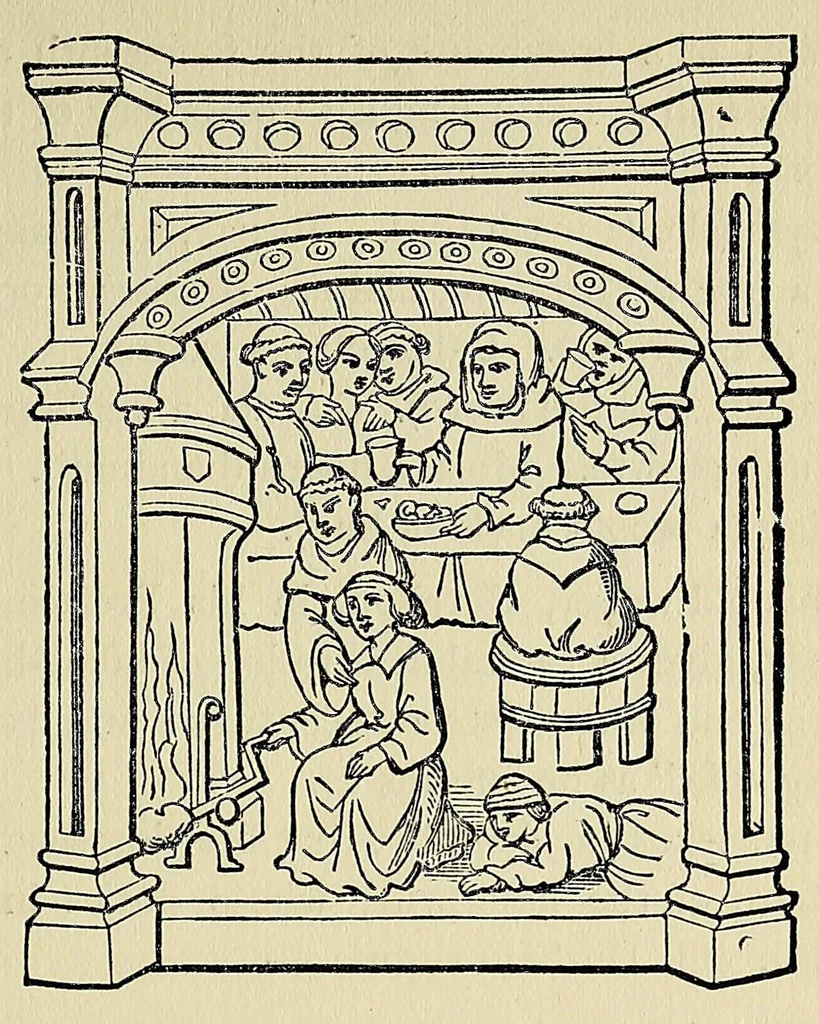 An illustration from The curiosities of ale & beer: an entertaining history, 1889, leaf 73