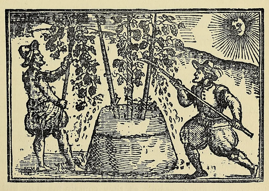 An illustration from The curiosities of ale & beer: an entertaining history, 1889, leaf 99