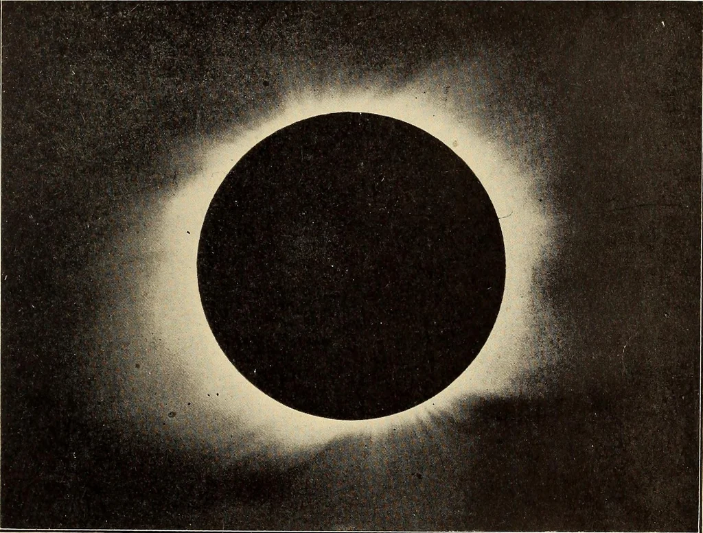 An illustration from Curiosities of the sky, a popular presentation of the great riddles and mysteries of astronomy, 1909, leaf 137