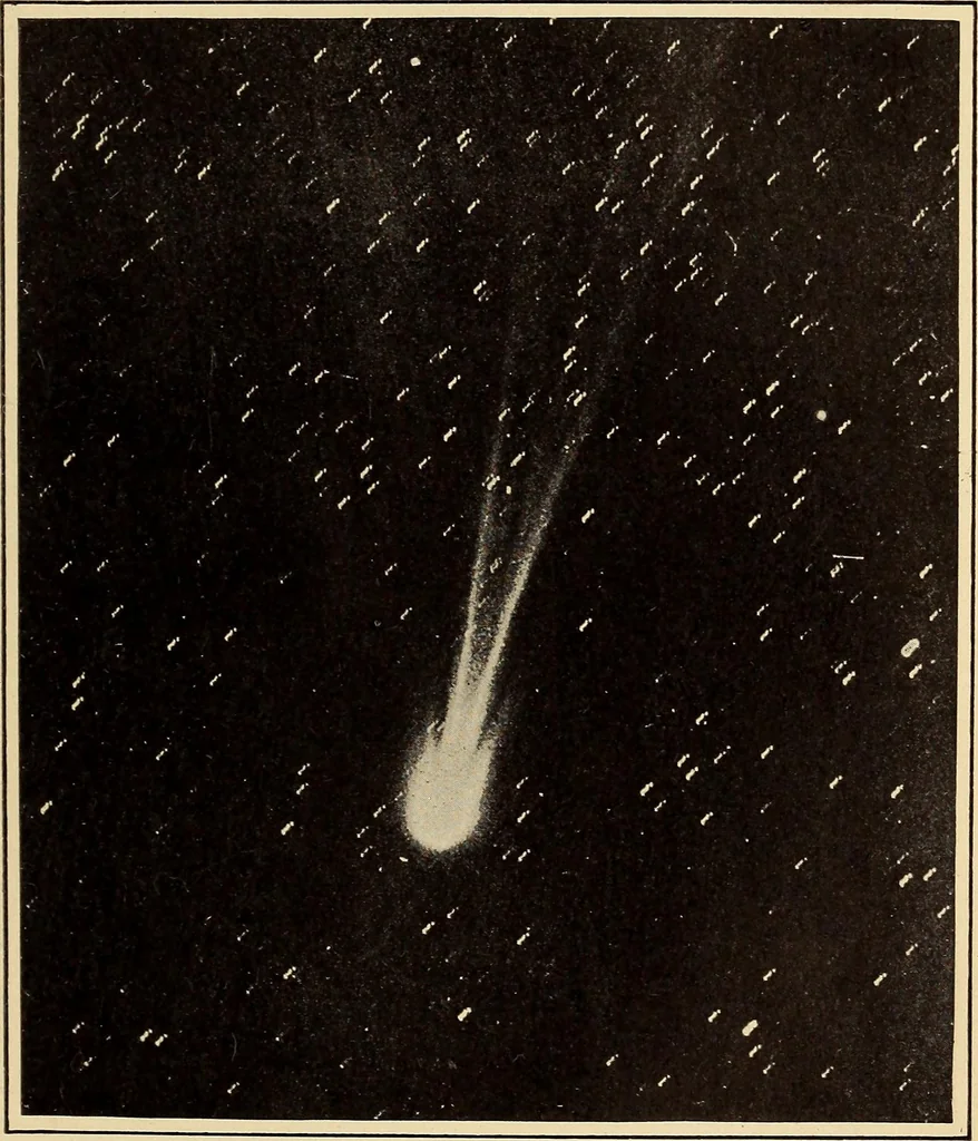 An illustration from Curiosities of the sky, a popular presentation of the great riddles and mysteries of astronomy, 1909, leaf 189