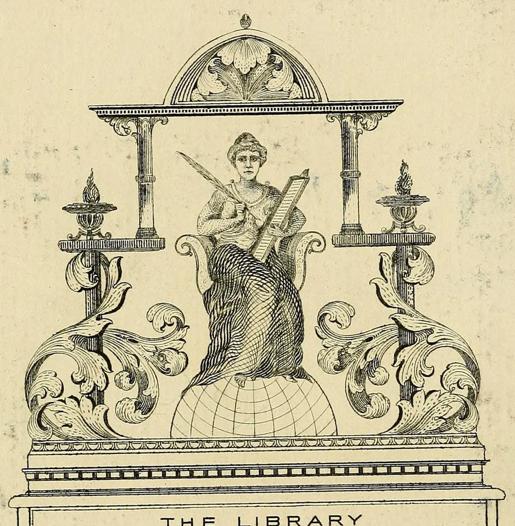 An illustration from Curiosités de l'archéologie et des beaux-arts, 1855, leaf 2