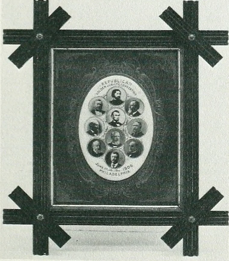 An illustration from Curios and relics. Campaign & patriotic materials, 1904, leaf 22