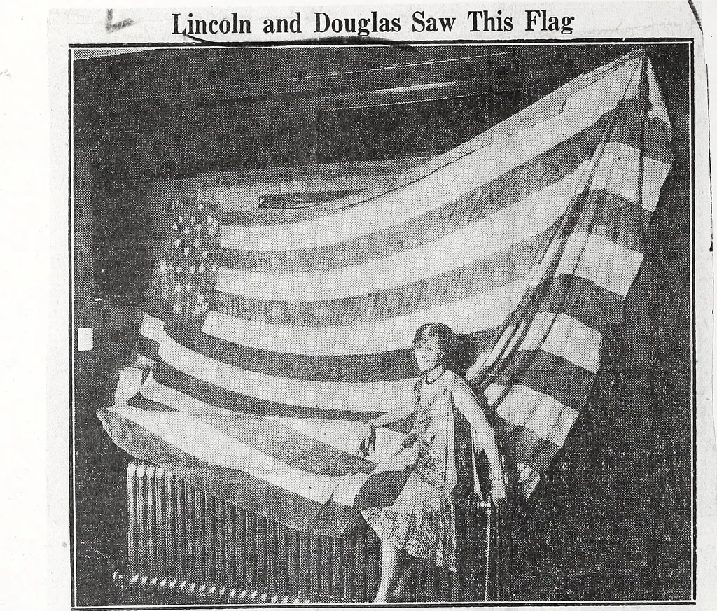 An illustration from Curios and relics. Campaign & patriotic materials, 1904, leaf 5