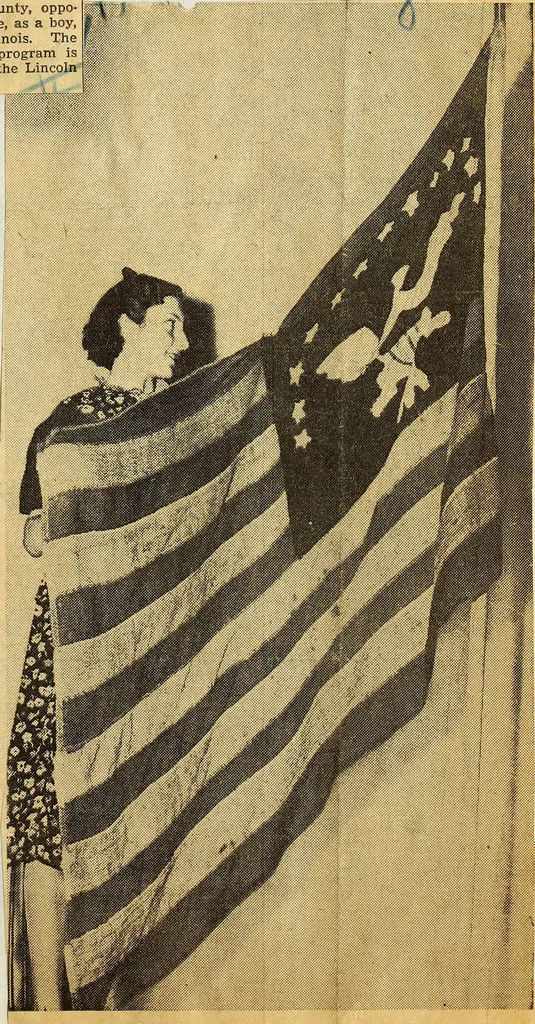 An illustration from Curios and relics. Campaign & patriotic materials, 1904, leaf 8