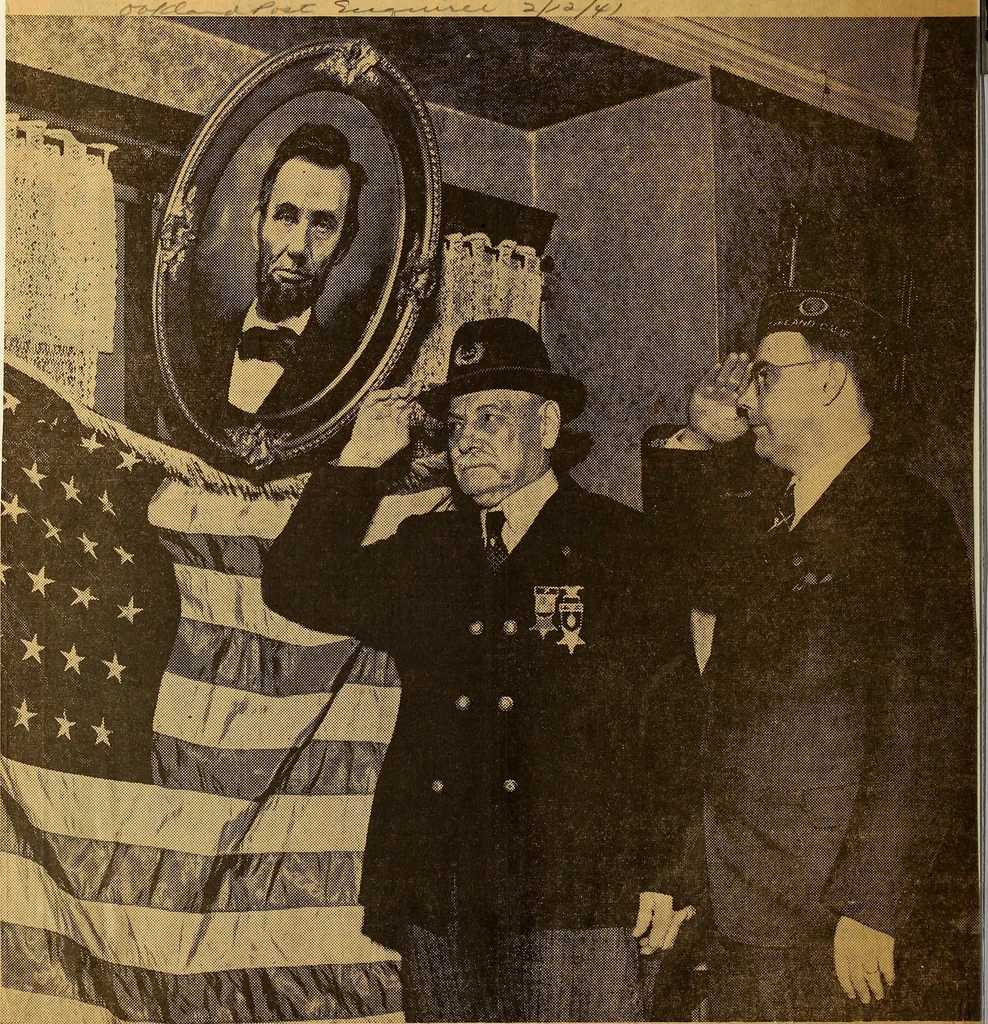 An illustration from Curios and relics. Campaign & patriotic materials, 1904, leaf 9