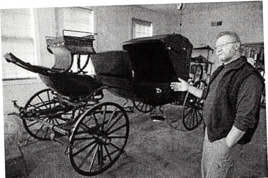 An illustration from Curios and relics. Vehicles, 1904, leaf 19