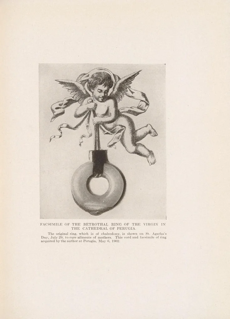 An illustration from The curious lore of precious stones : being a description of their sentiments and folk lore, superstitions, symbolism, mysticism, use in medicine, protection, prevention, religion, and divination ; crystal gazing, birthstones, lucky stones and talismans, astral, zodiacal, and planetary, 1913, leaf 421