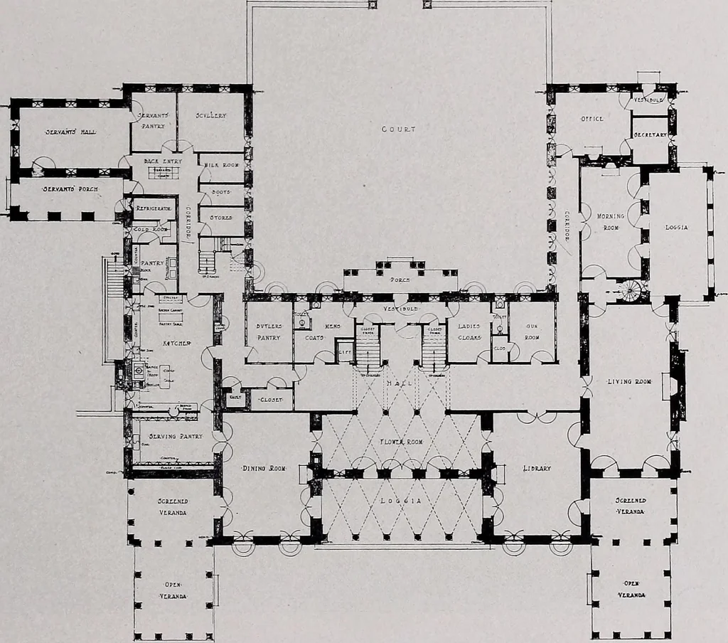 An illustration from Current architecture: published in connection with a joint exibition [sic] held in Boston November 1916, 1916, leaf 12