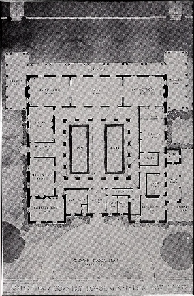 An illustration from Current architecture: published in connection with a joint exibition [sic] held in Boston November 1916, 1916, leaf 15