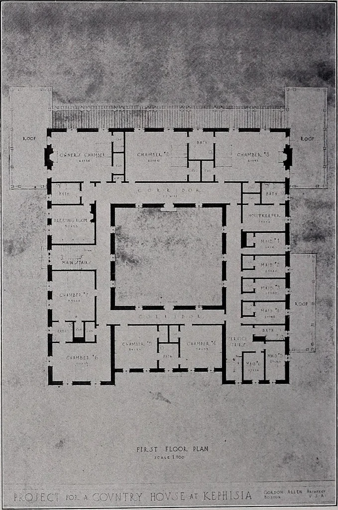 An illustration from Current architecture: published in connection with a joint exibition [sic] held in Boston November 1916, 1916, leaf 15