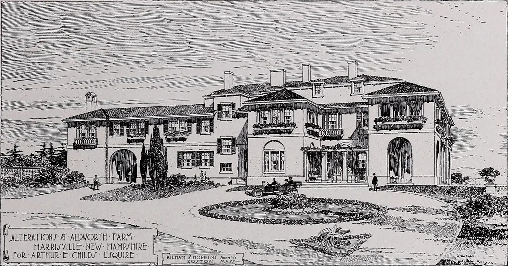 An illustration from Current architecture: published in connection with a joint exibition [sic] held in Boston November 1916, 1916, leaf 16