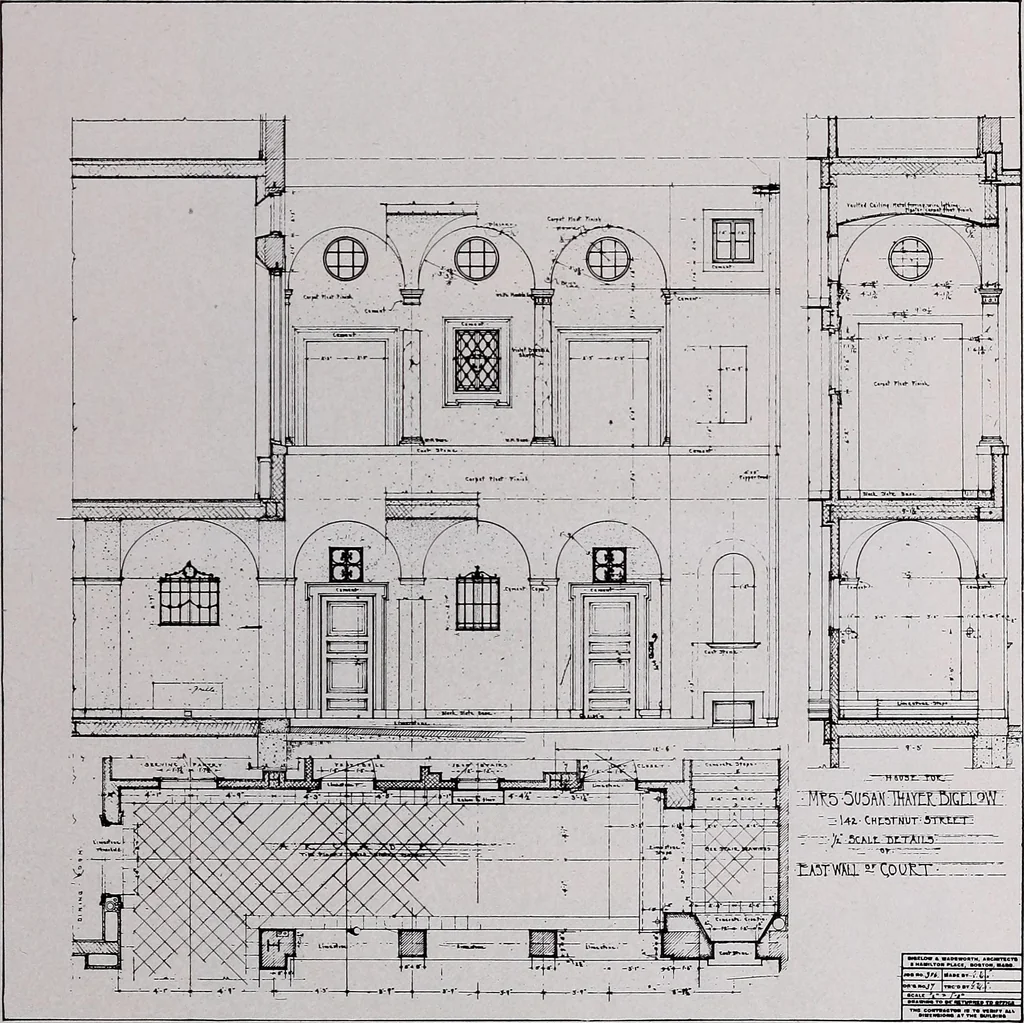 An illustration from Current architecture: published in connection with a joint exibition [sic] held in Boston November 1916, 1916, leaf 34