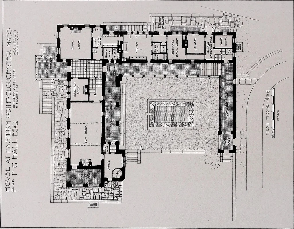 An illustration from Current architecture: published in connection with a joint exibition [sic] held in Boston November 1916, 1916, leaf 43