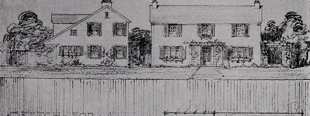 An illustration from Current architecture: published in connection with a joint exibition [sic] held in Boston November 1916, 1916, leaf 52