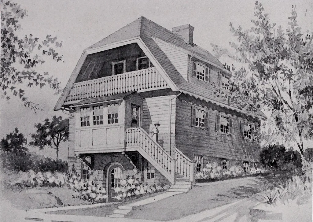 An illustration from Current architecture: published in connection with a joint exibition [sic] held in Boston November 1916, 1916, leaf 60