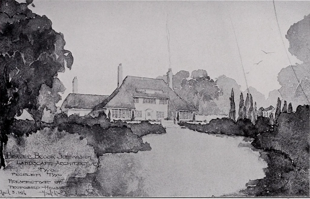 An illustration from Current architecture: published in connection with a joint exibition [sic] held in Boston November 1916, 1916, leaf 74