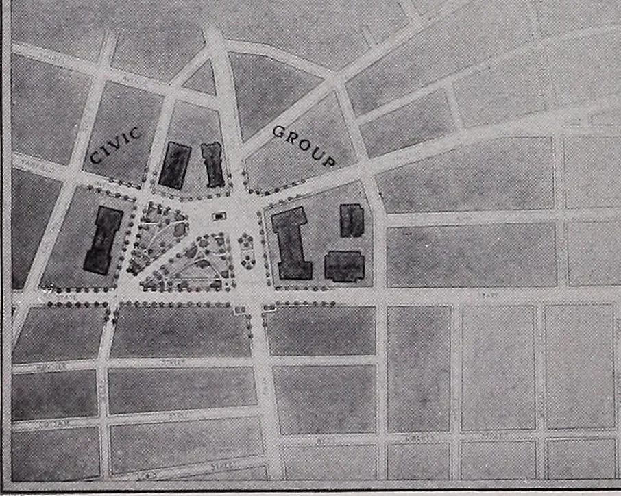 An illustration from Current architecture: published in connection with a joint exibition [sic] held in Boston November 1916, 1916, leaf 75