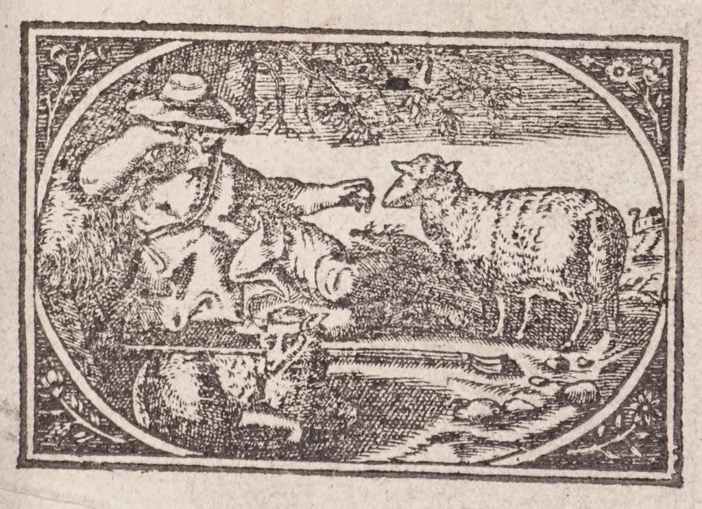An illustration from Currus triumphalis antimonii fratris Basilii Valentini Monachi Benedictini : opus antiquioris medicinae & philosophiae hermeticae studiosis dicatum, 1646, leaf 5