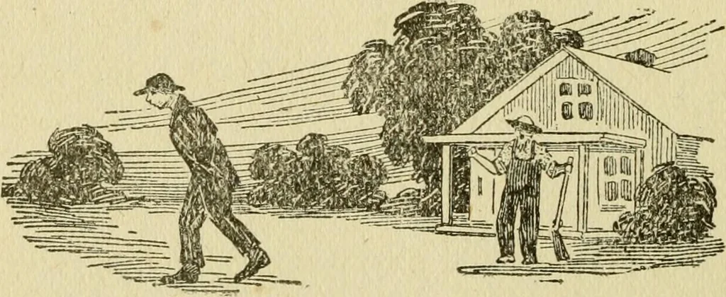 An illustration from The curse of tramp life, 1912, leaf 101