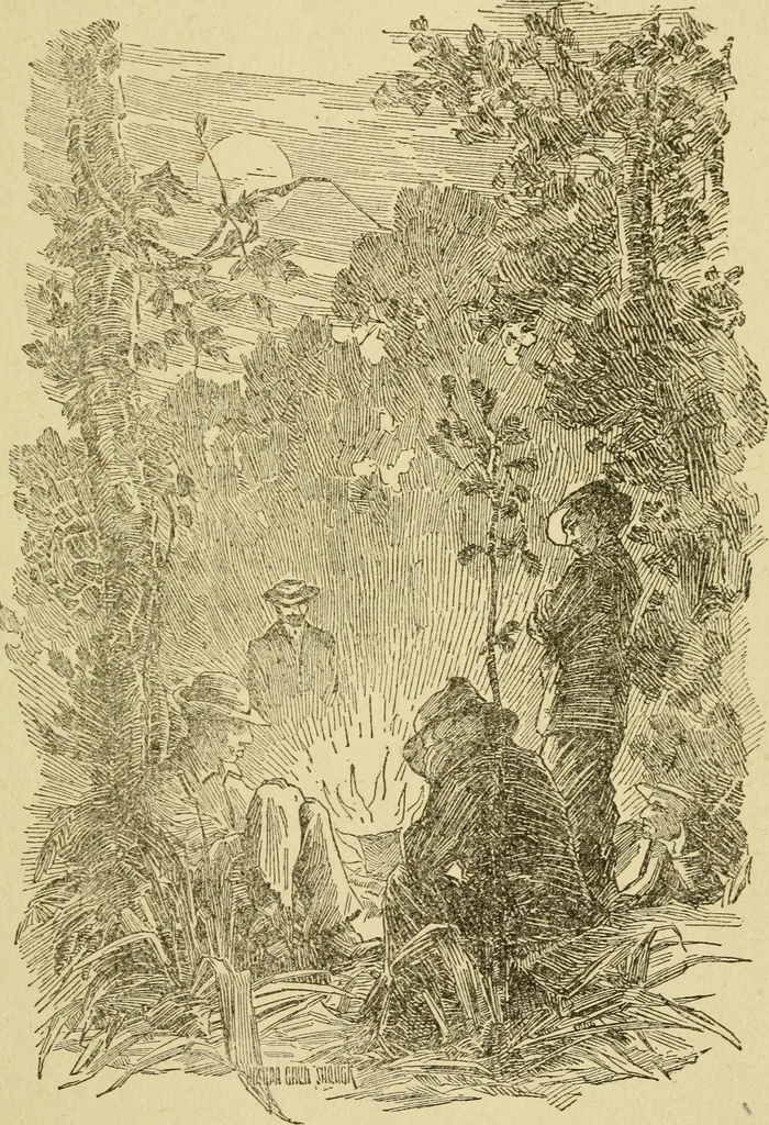 An illustration from The curse of tramp life, 1912, leaf 104