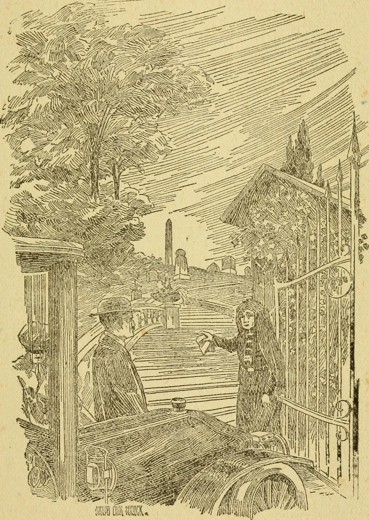 An illustration from The curse of tramp life, 1912, leaf 138