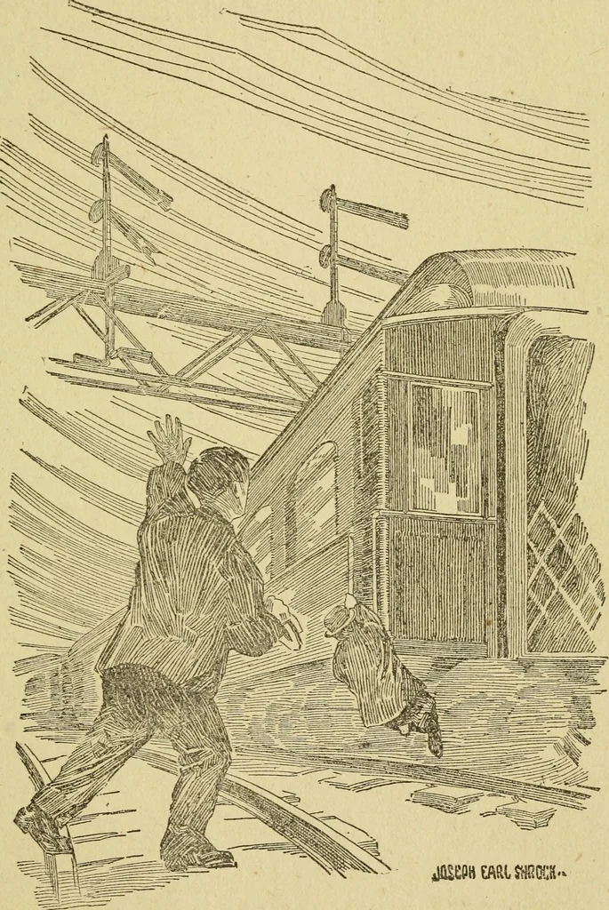 An illustration from The curse of tramp life, 1912, leaf 36