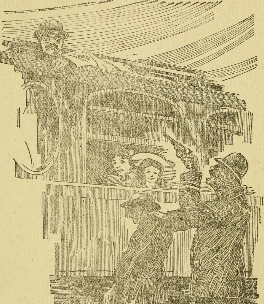 An illustration from The curse of tramp life, 1912, leaf 40