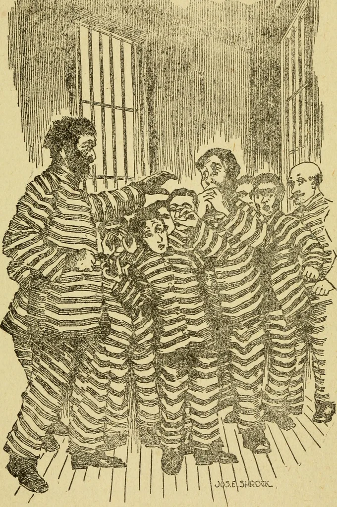 An illustration from The curse of tramp life, 1912, leaf 50
