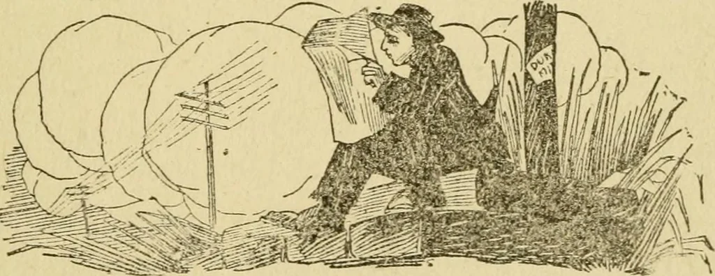 An illustration from The curse of tramp life, 1912, leaf 80