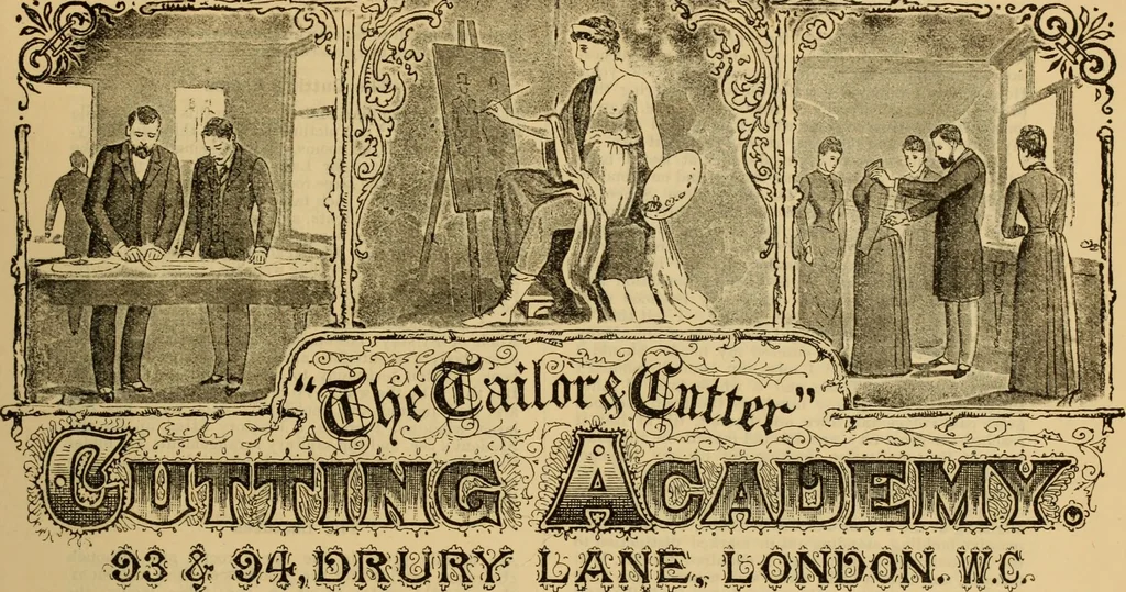 An illustration from The cutters' practical guide to the cutting of ladies' garments.., 1890, leaf 113