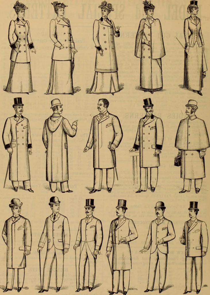 An illustration from The cutters' practical guide to the cutting of ladies' garments.., 1890, leaf 126