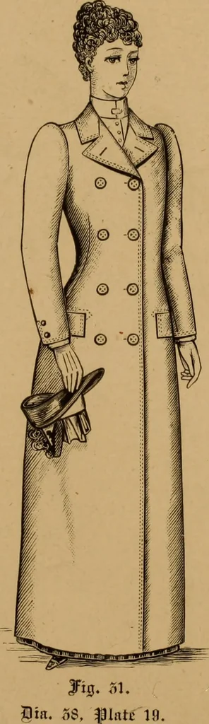 An illustration from The cutters' practical guide to the cutting of ladies' garments.., 1890, leaf 82