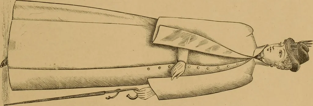 An illustration from The cutters' practical guide to the cutting of ladies' garments.., 1890, leaf 87