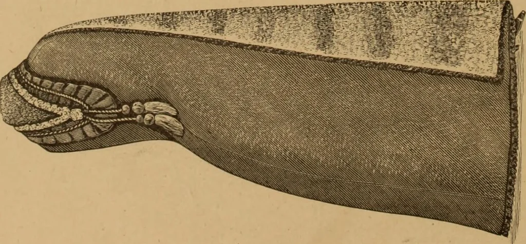 An illustration from The cutters' practical guide to the cutting of ladies' garments.., 1890, leaf 90