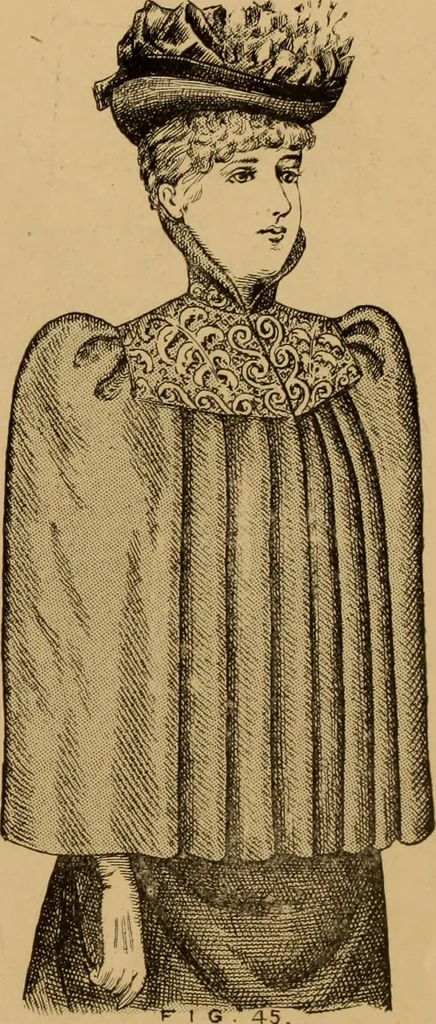 An illustration from The cutters' practical guide to the cutting of ladies' garments.., 1890, leaf 93