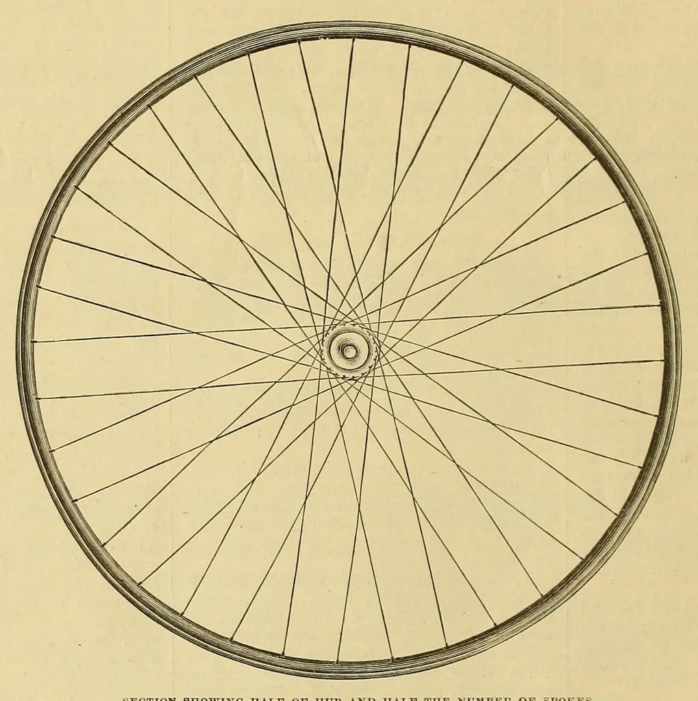 An illustration from The Cycle, 1886, leaf 228