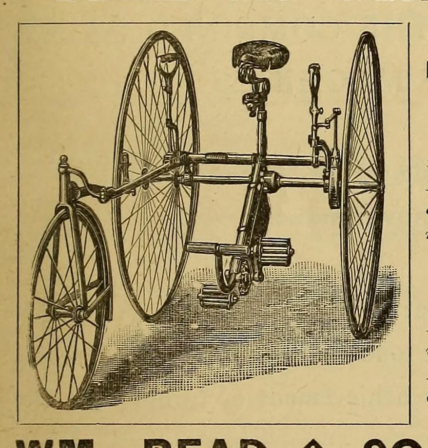An illustration from The Cycle, 1886, leaf 249