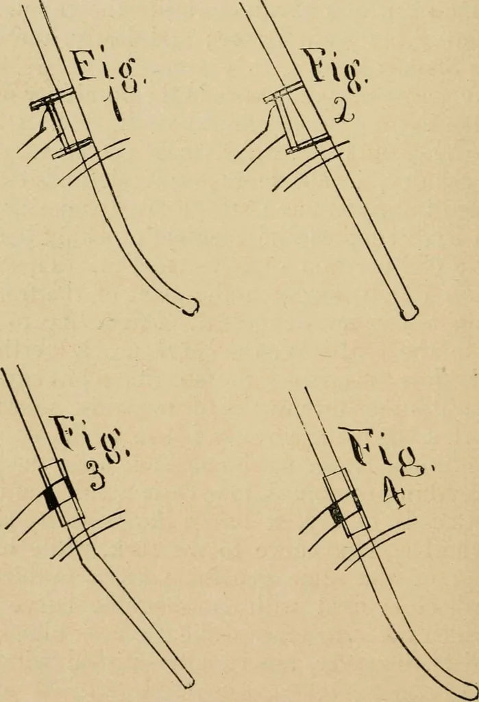 An illustration from Cycling art, energy and locomotion: a series of remarks on the development of bicycles, tricycles, and man-motor carriages, 1889, leaf 124