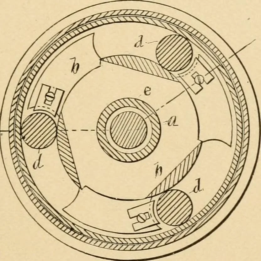 An illustration from Cycling art, energy and locomotion: a series of remarks on the development of bicycles, tricycles, and man-motor carriages, 1889, leaf 165