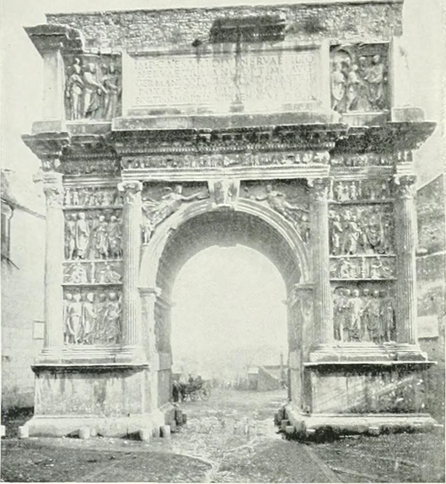An illustration from A cyclopaedia of works of architecture in Italy, Greece, and the Levant, 1895, leaf 102
