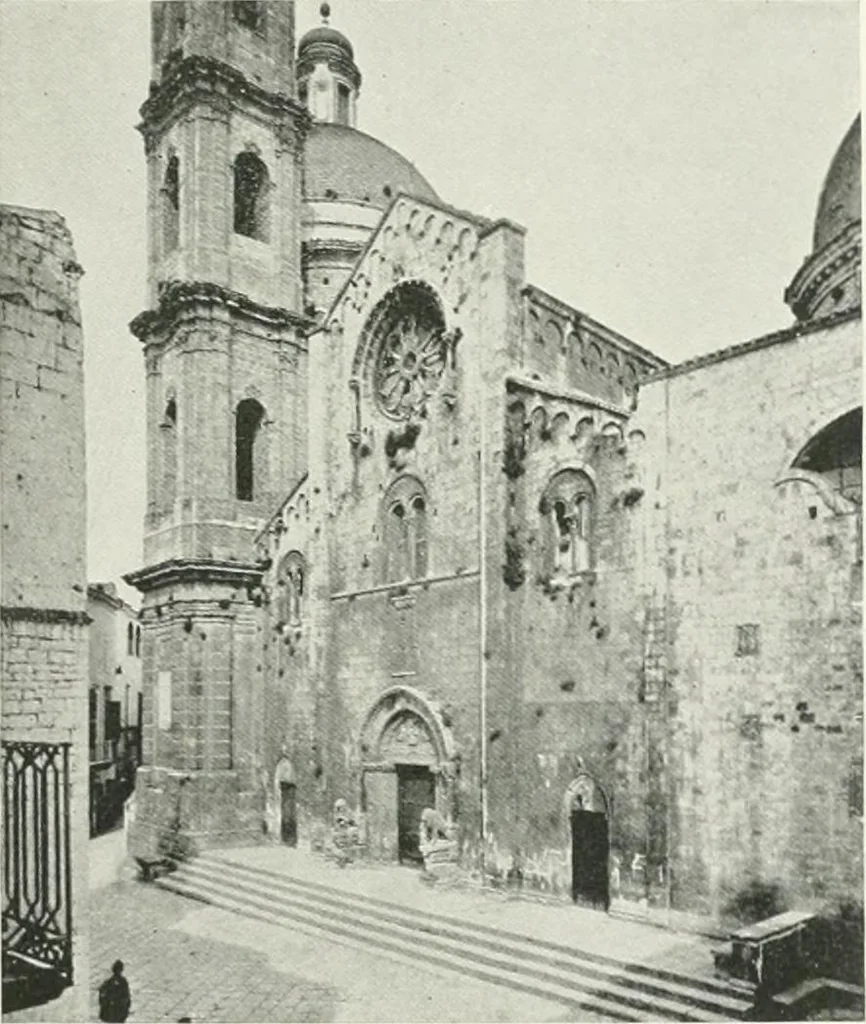 An illustration from A cyclopaedia of works of architecture in Italy, Greece, and the Levant, 1895, leaf 105