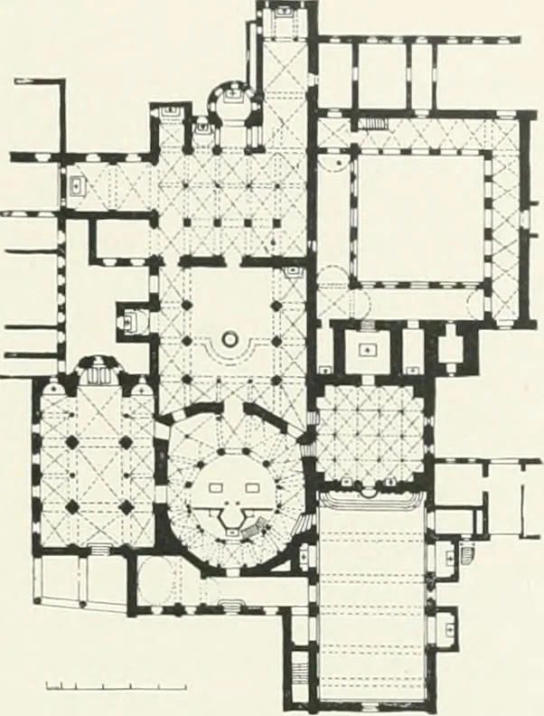 An illustration from A cyclopaedia of works of architecture in Italy, Greece, and the Levant, 1895, leaf 113
